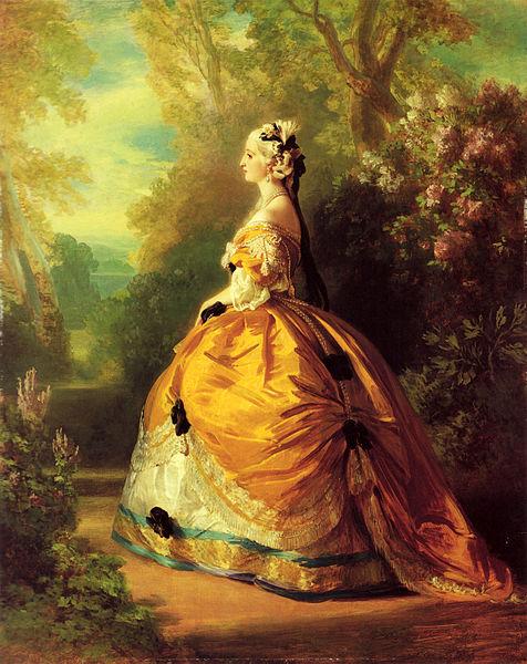 Franz Xaver Winterhalter The Empress Eugenie Sweden oil painting art